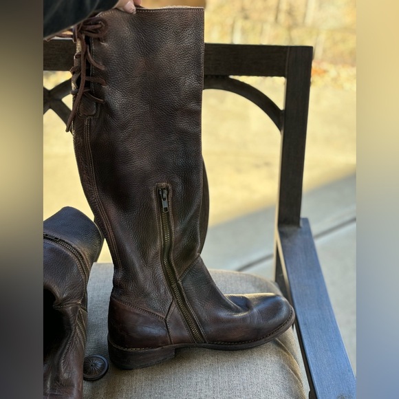 EUC BedStü Manchester Knee-High boot, size 7, Teak Rustic - Picture 8 of 9